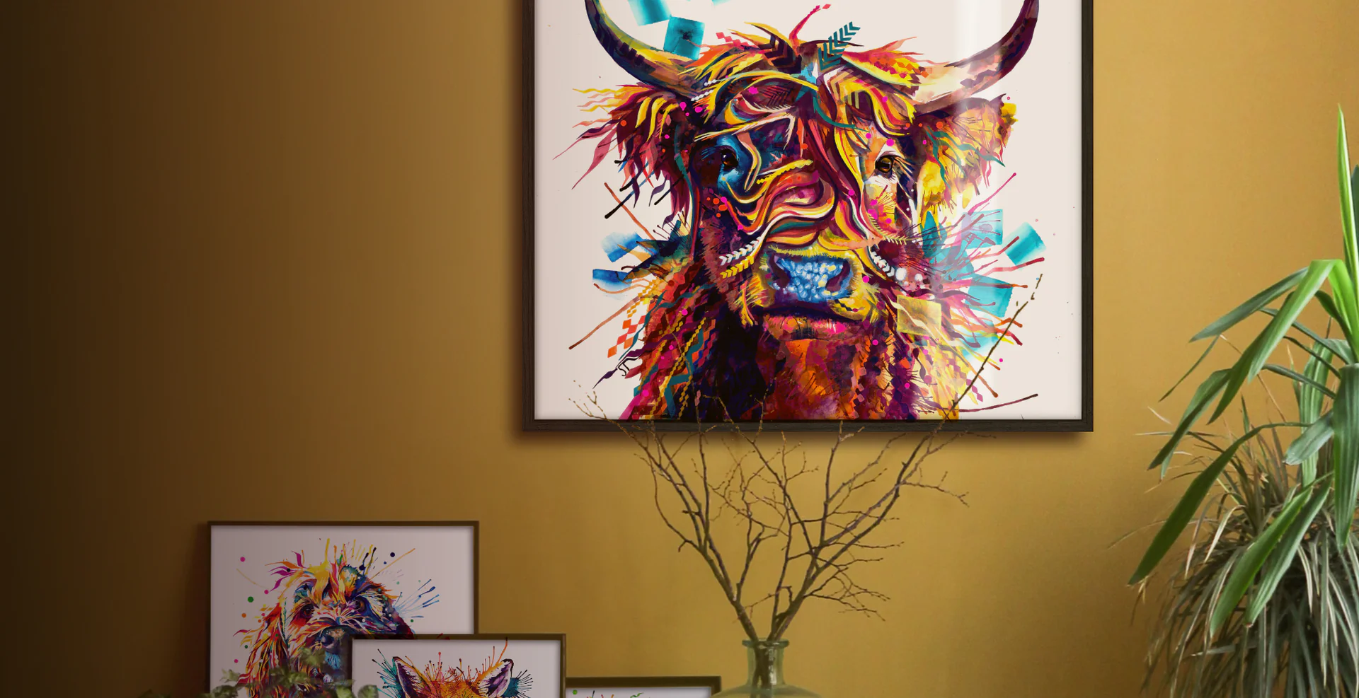 Vibrant Art for Animal Lovers